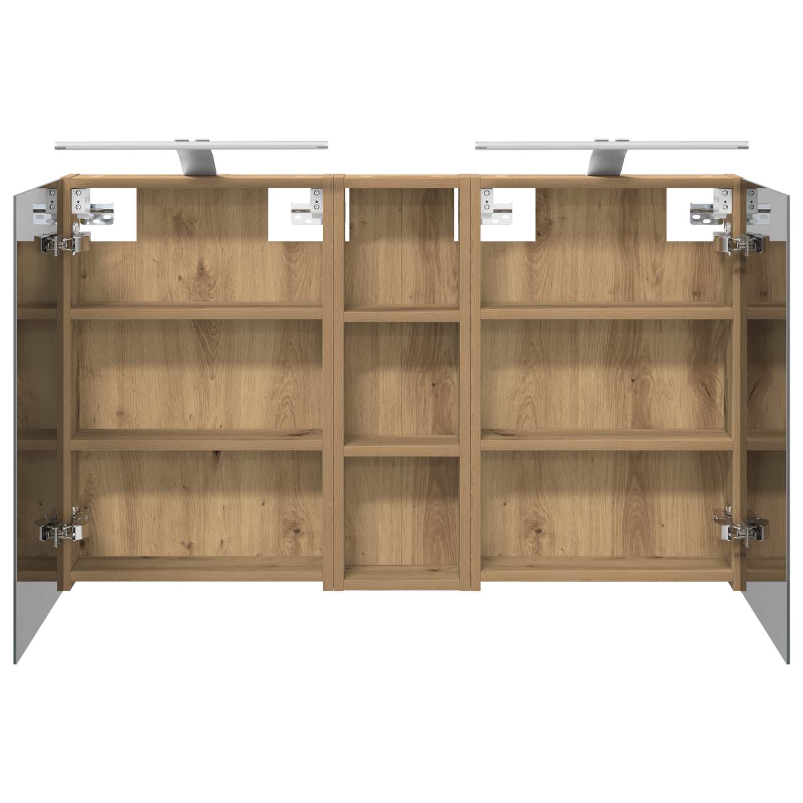 Badezimmerschrank-Set 3 pcs 80 x 10,5 x 50 cm Holzwerkstoff