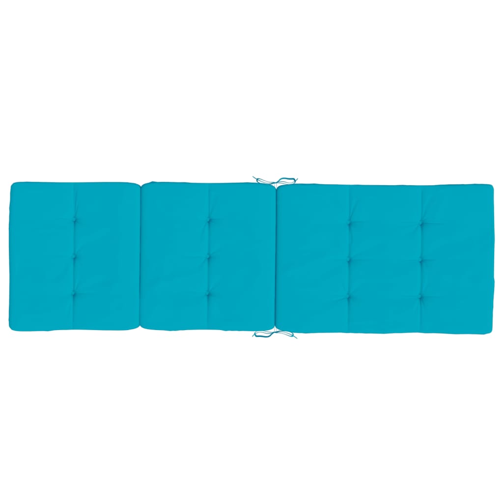 Liegestuhl-Auflagen 2 Stk. Creme Oxford-Gewebe