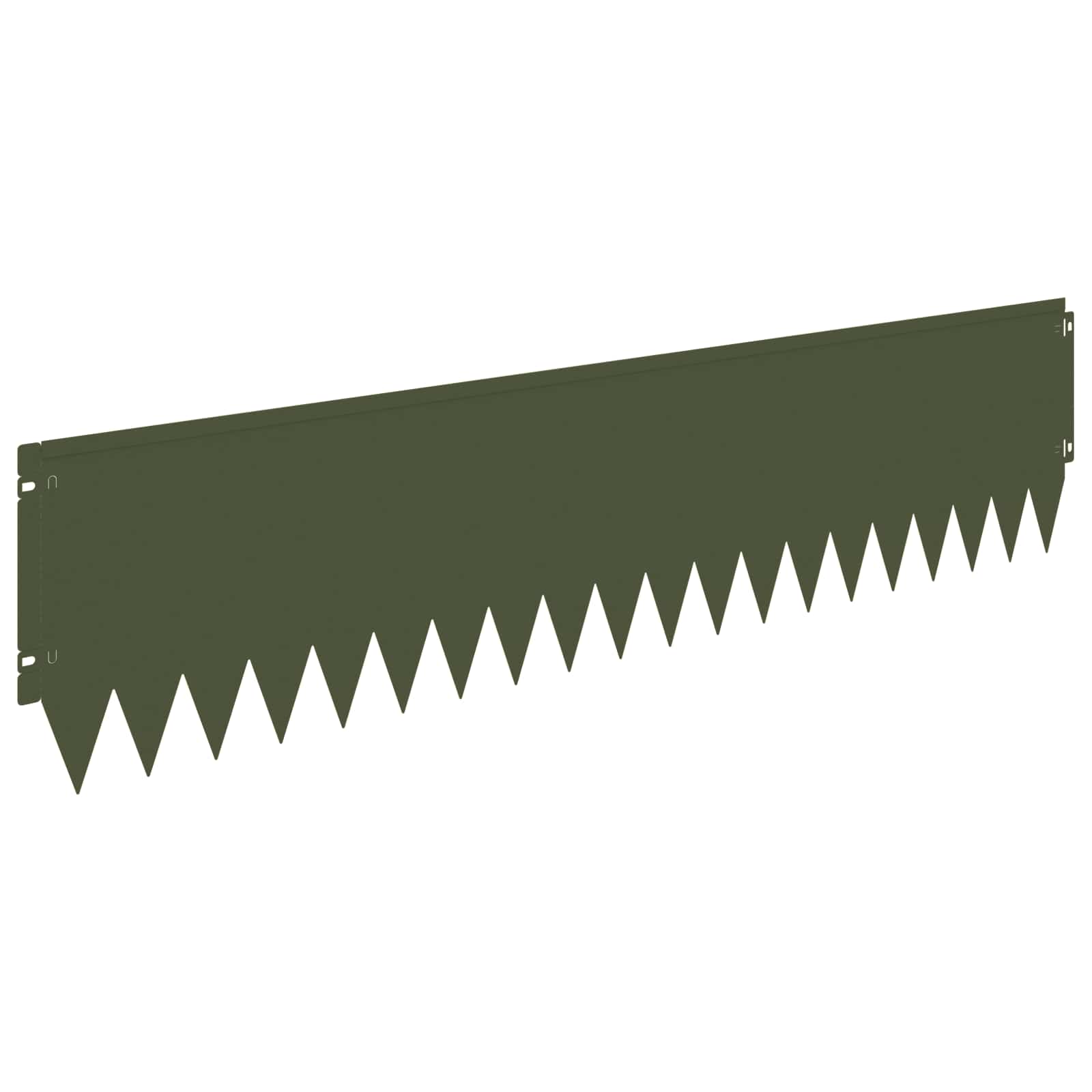 Raseneinfassung 10 pcs 103 x 10 cm Stahl Schwarz