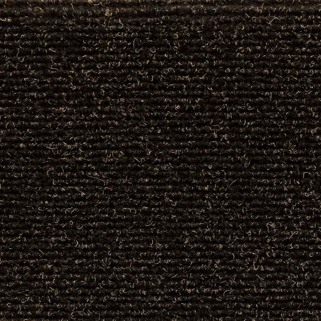Stufenmatten Selbstklebend 15 Stk. 56x17x3 cm Hellbraun Halbrund