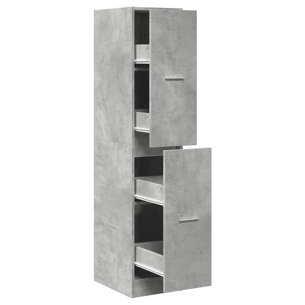 Apothekerschrank Weiß 30 x 41 x 174,5 cm Holzwerkstoff