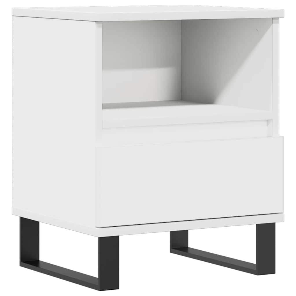 Bettschrank Schwarz Eichen-Optik 40 x 35 x 50 cm Holzwerkstoff