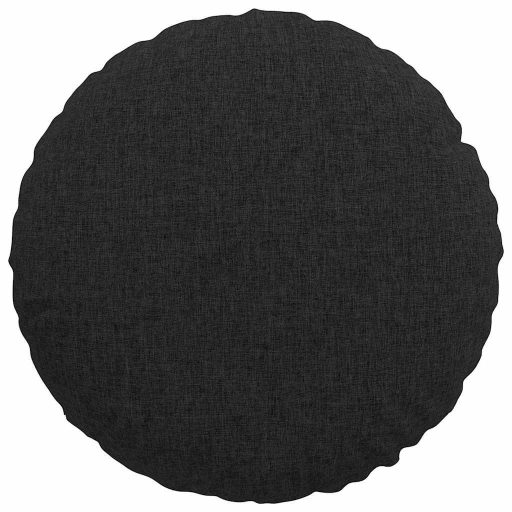 Sitzkissen 2 pcs Hellgrau Ø30 x 13 cm Stoff