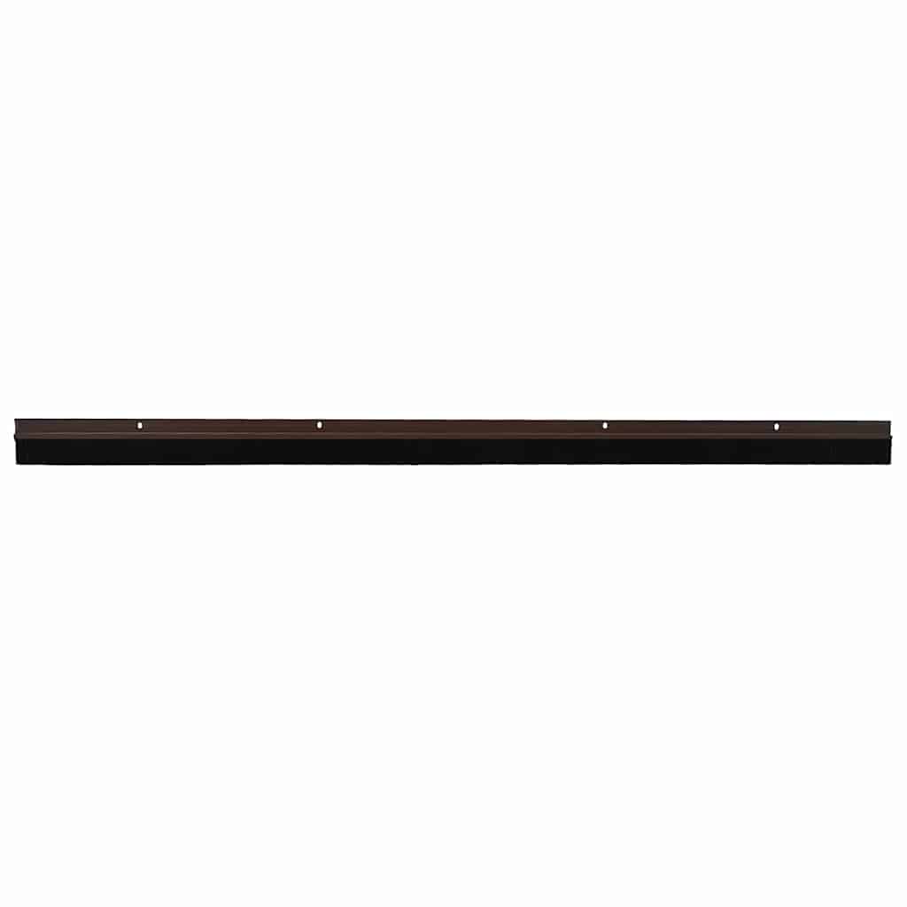 Aufsteck Türbürstendichtungen 2 pcs Braun 100 cm