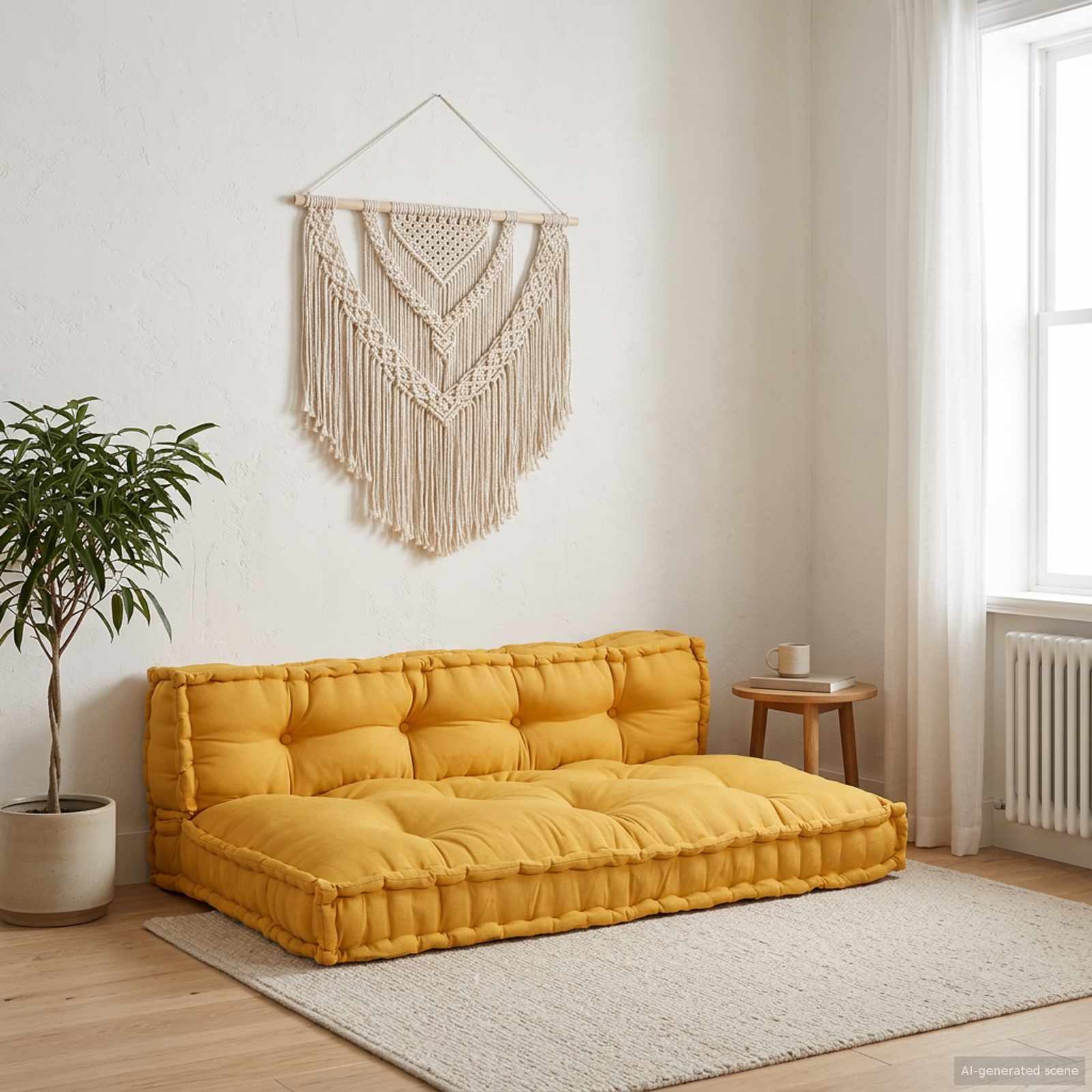 Palettensofa-Auflage Mehrfarbig Stoff Patchwork