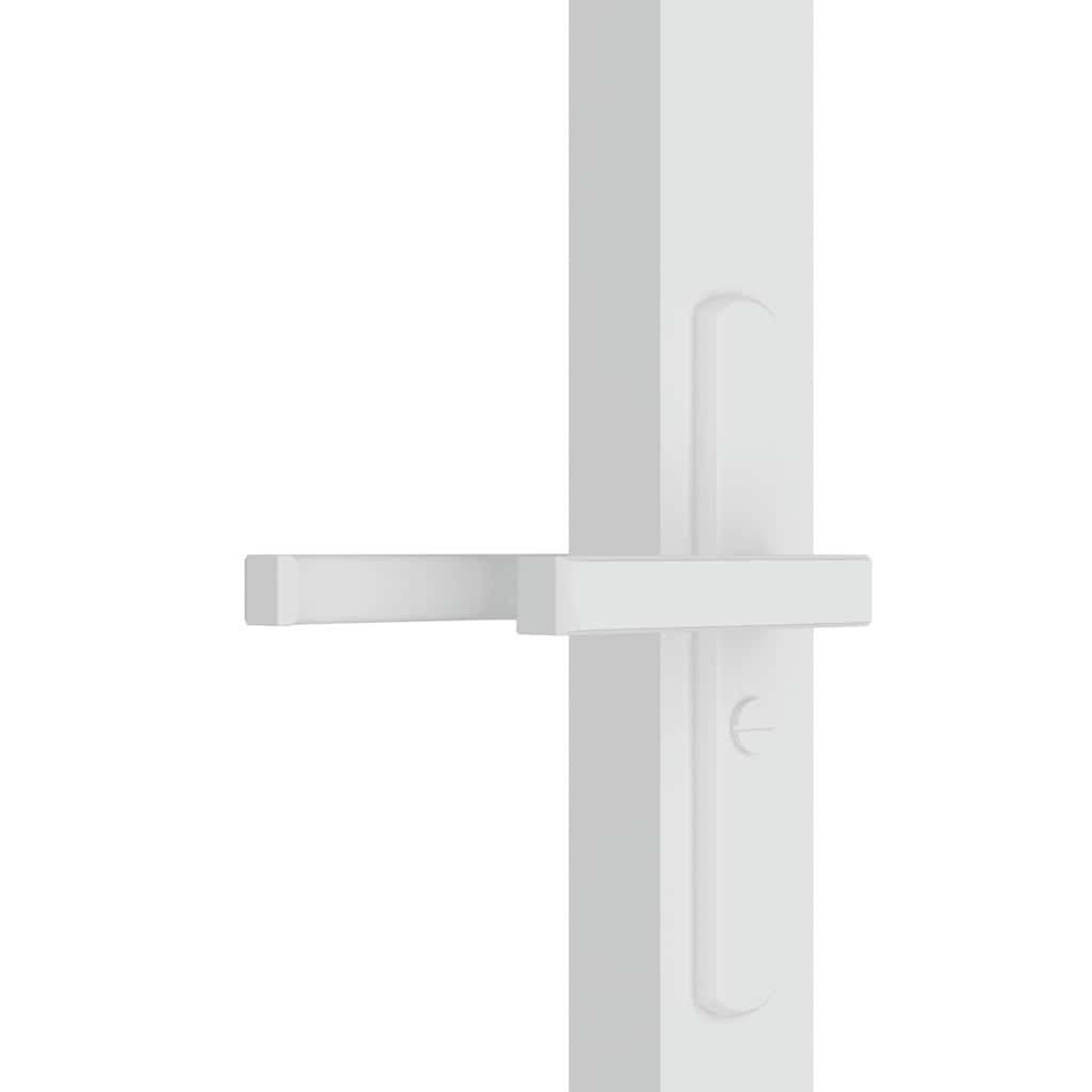 Innentür ESG Glas und Aluminium 76x201,5 cm Schwarz