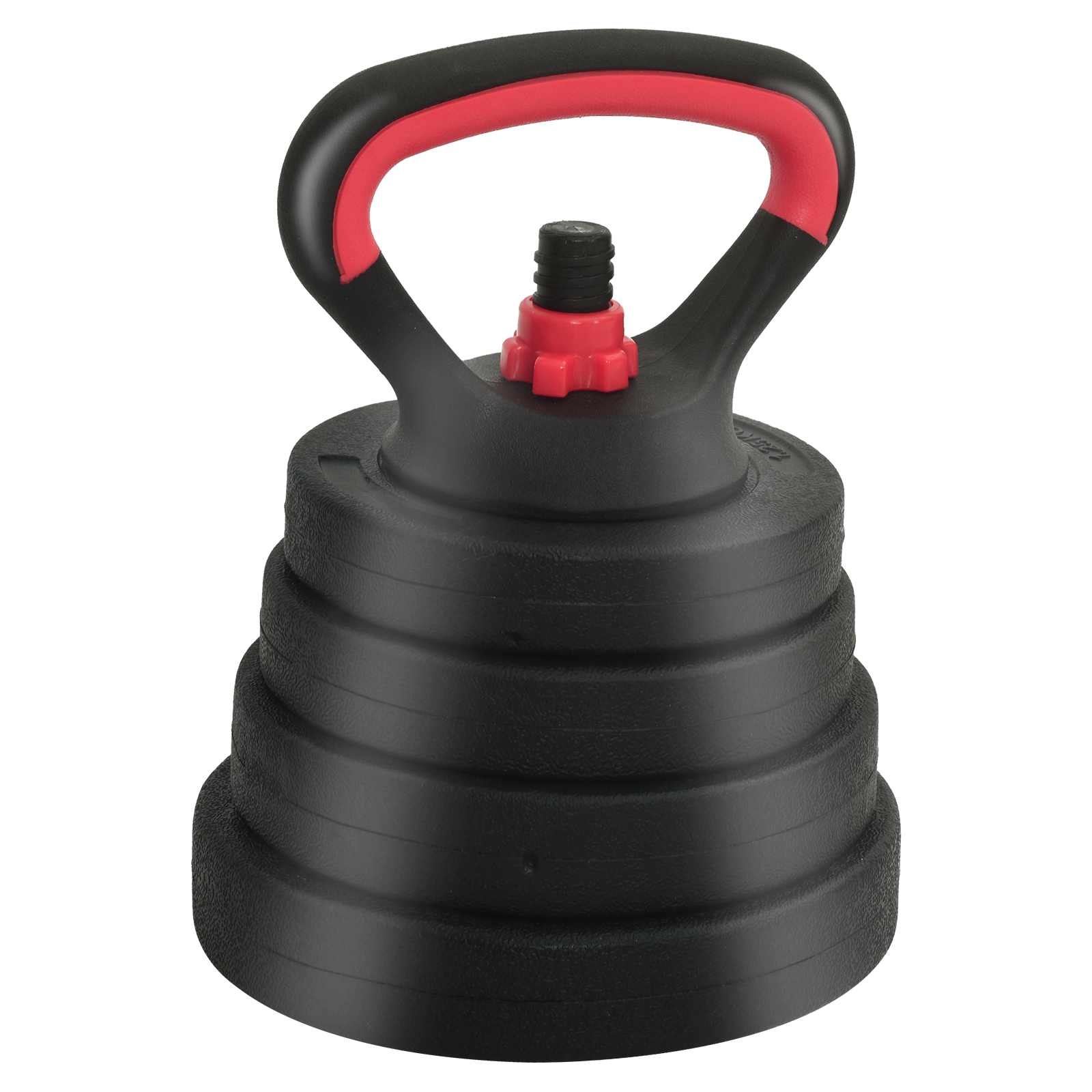 2-in-1 Hantelset 40kg Schwarz und Rot Zement und Eisensand