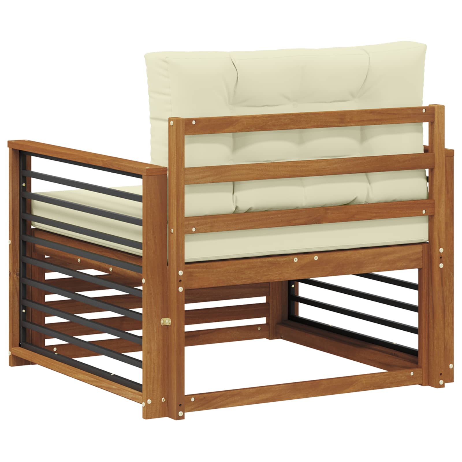 2 Stück Outdoor-Sofa Natur