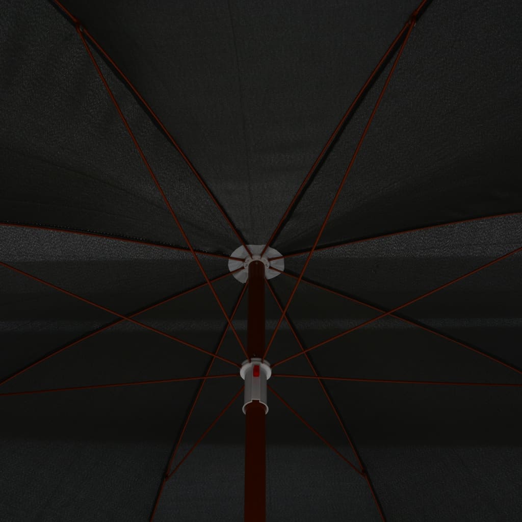 Sonnenschirm mit Stahl-Mast 300 cm Sandweiß