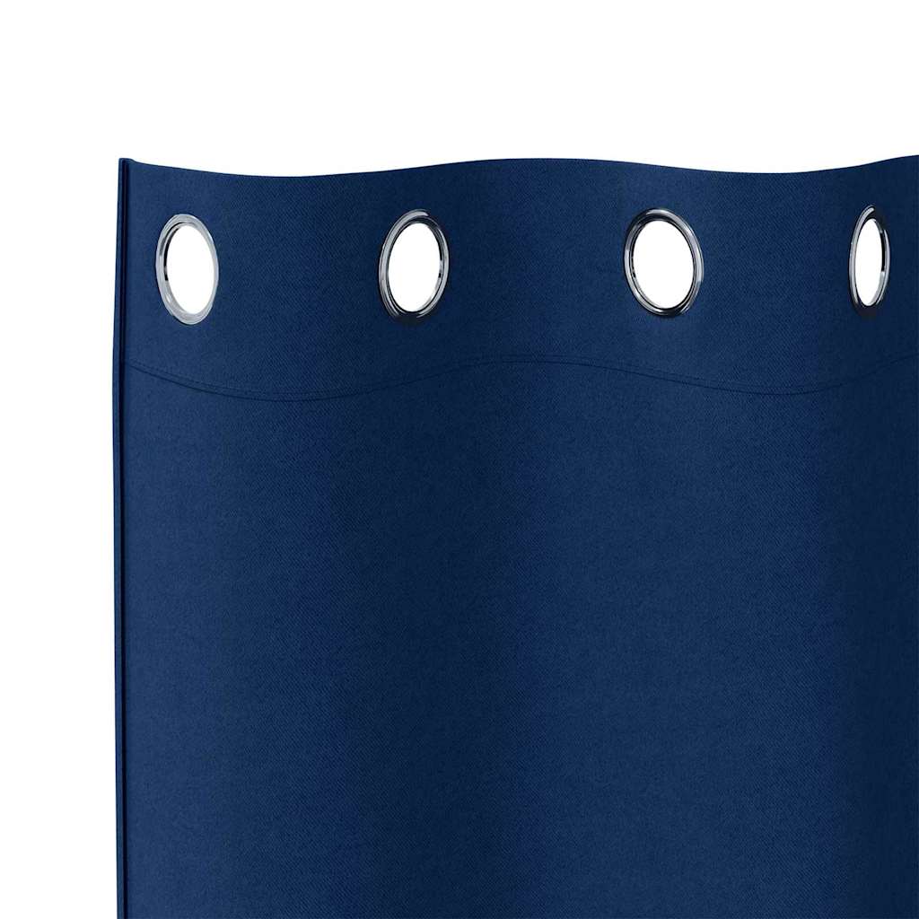 Verdunkelungs-Vorhänge mit Ringen 2 pcs Beige 140 x 140 cm