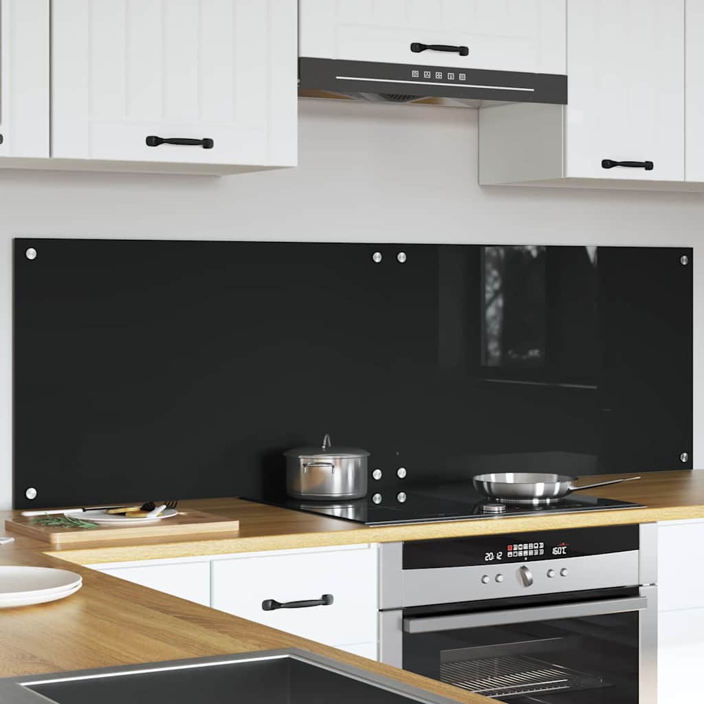 Küchenrückwand 2 pcs Weiß 70 x 40 cm Gehärtetes Glas