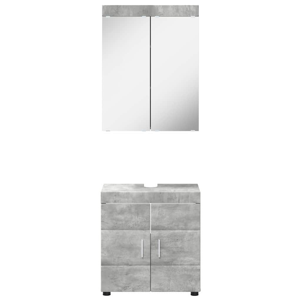 Badezimmermöbel-Set TULUM 2 pcs Weiß 60 x 34 x 63 cm