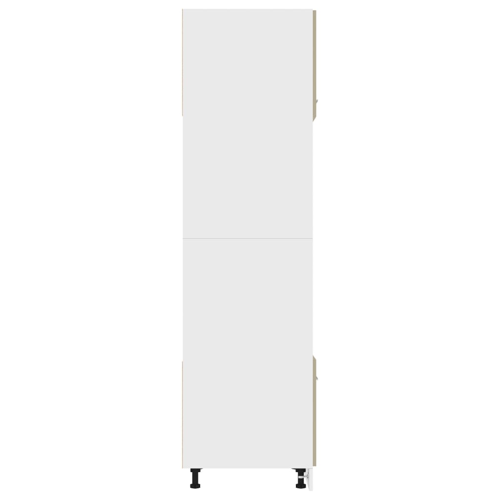 Spülenunterschrank Sonoma-Eiche 80x46x81,5 cm Holzwerkstoff