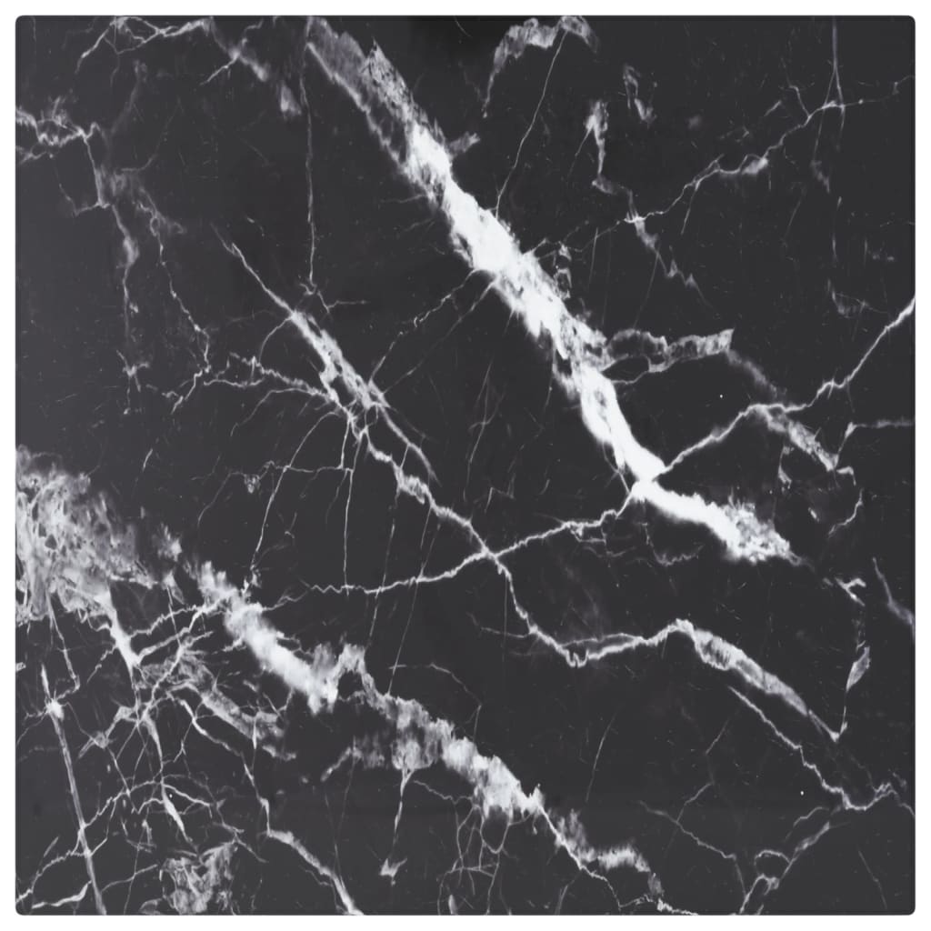 Tischplatte aus gehärtetem Glas quadratisch 700x700 mm