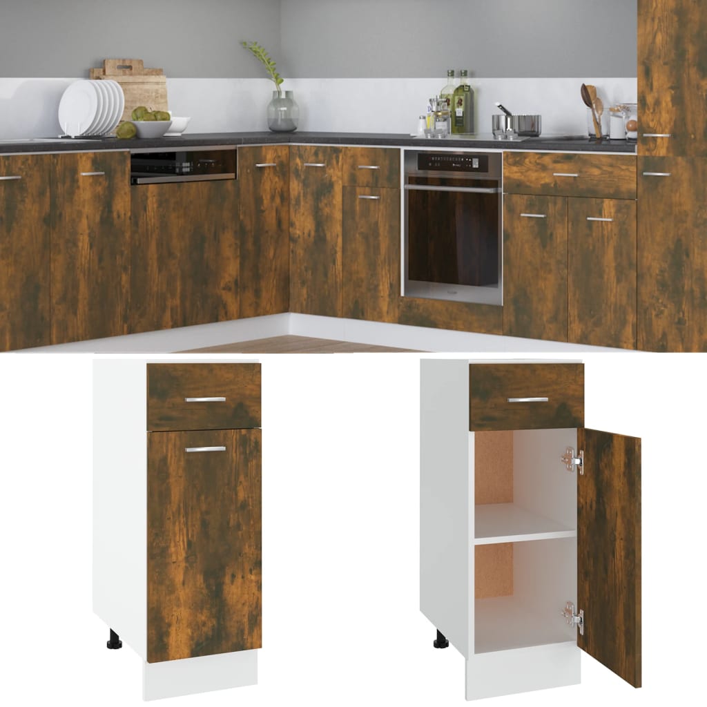 Unterschrank Lyon Weiß 60x46x81,5 cm Holzwerkstoff