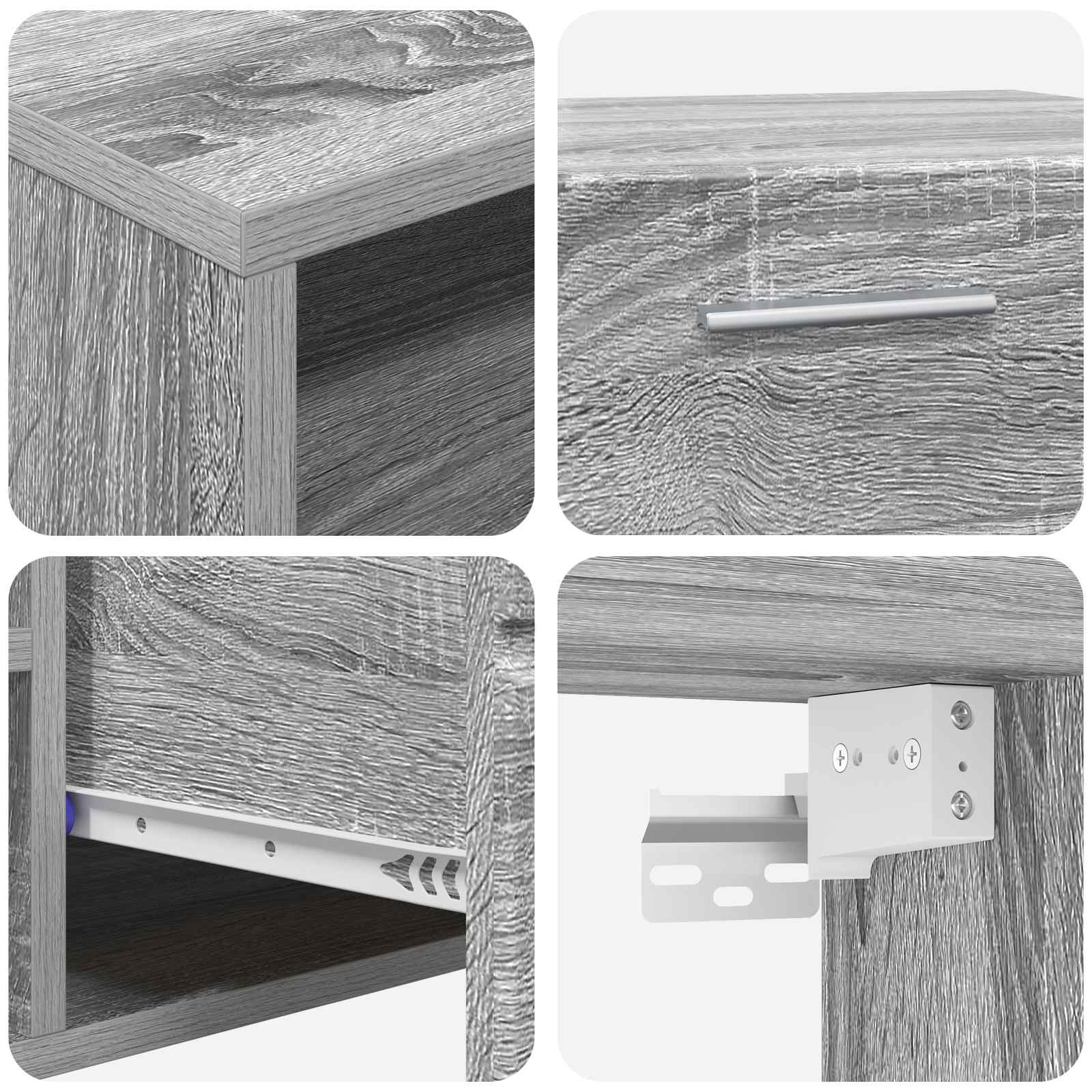 Highboard mit Regal FLORIN Weiß 60 x 35 x 182 cm Holzwerkstoff