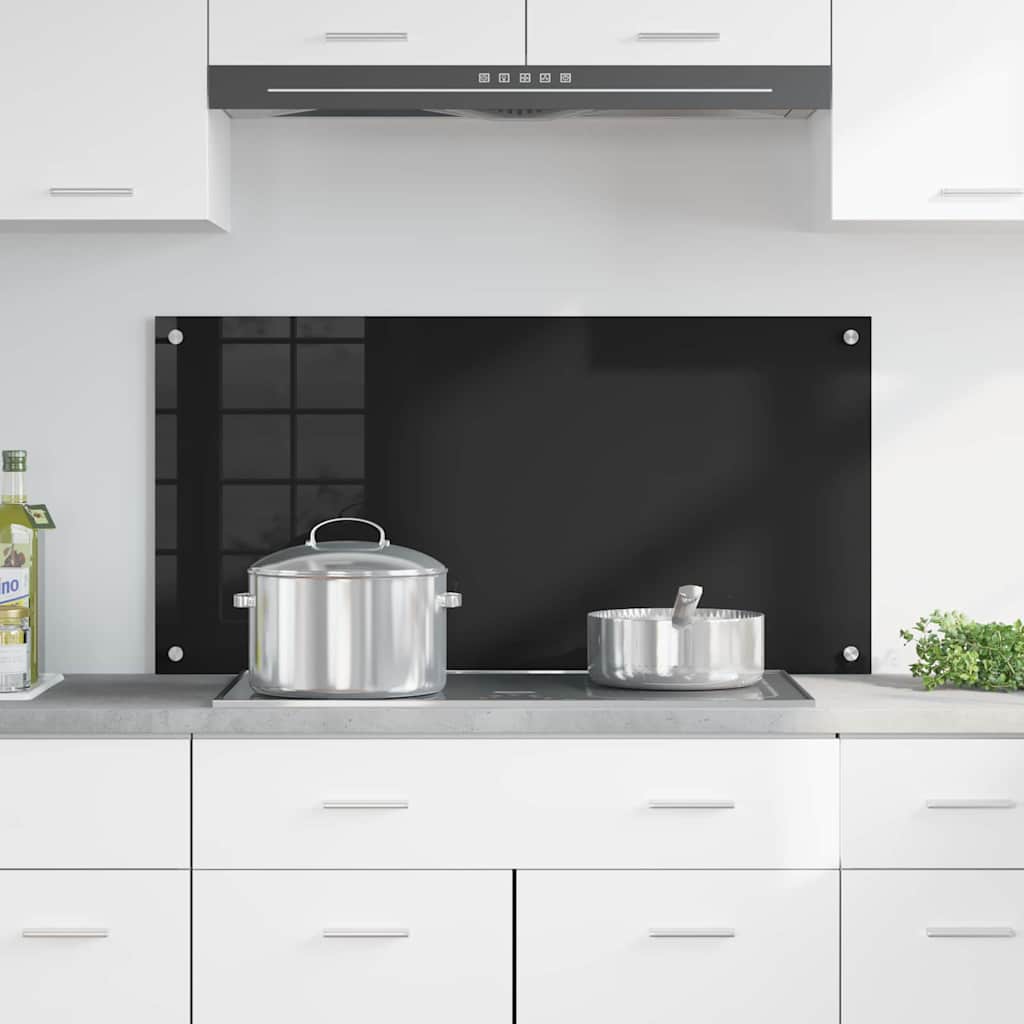 Küchenrückwand 2 pcs Weiß 70 x 40 cm Gehärtetes Glas
