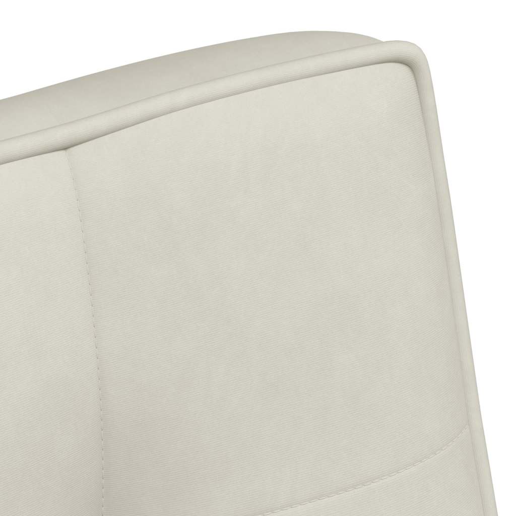 Sitzbank Hellgrau 110x74x84 cm Samt