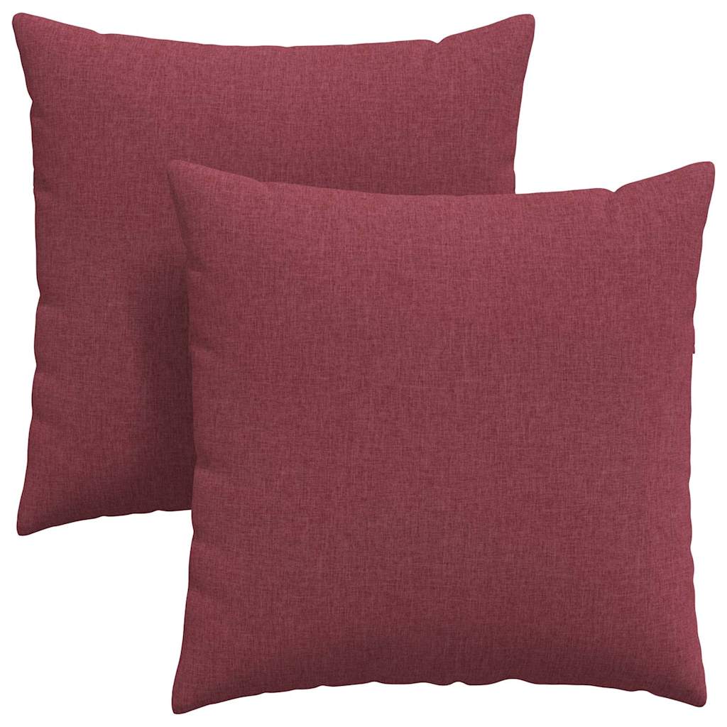 Sofakissen 2 pcs Hellgrau 50 x 30 cm Stoff