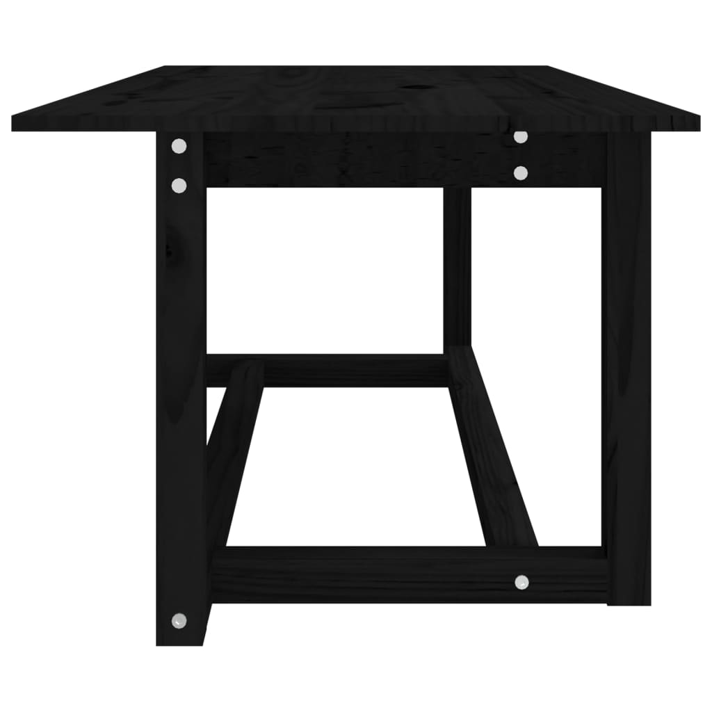 Couchtisch 110x55x45 cm Massivholz Kiefer