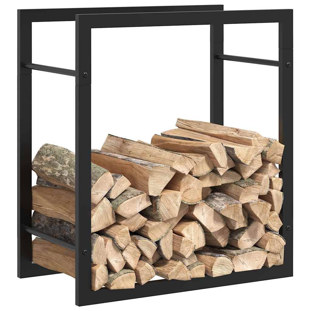 Brennholzregal 50x28x94 cm Edelstahl