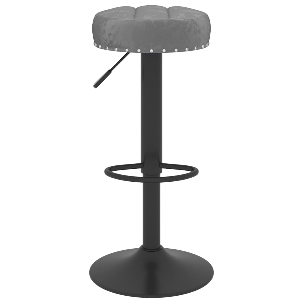 Barhocker 2 Stk. Creme Samt