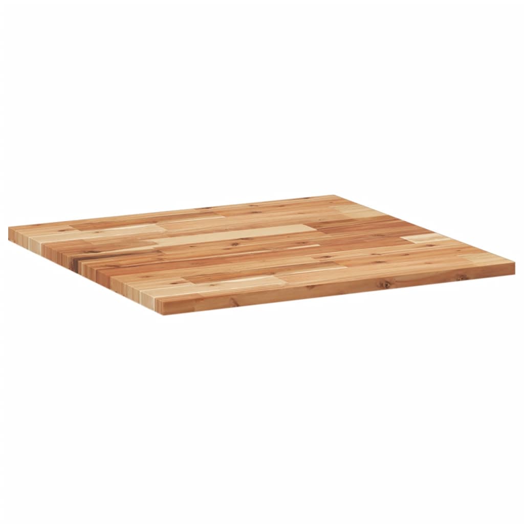 Tischplatte Rund Ø40x2 cm Massivholz Akazie