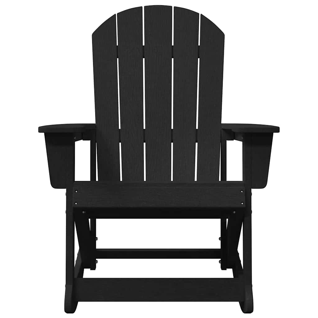Adirondack-Schaukelstuhl Weiß 92 x 73,5 x 92 cm HDPE