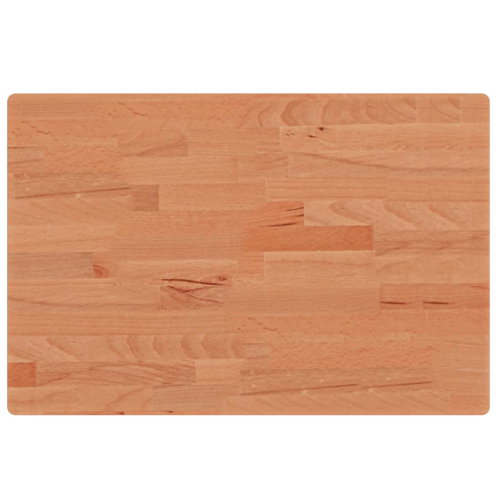 Waschtischplatte 80x40x1,5 cm Massivholz Buche