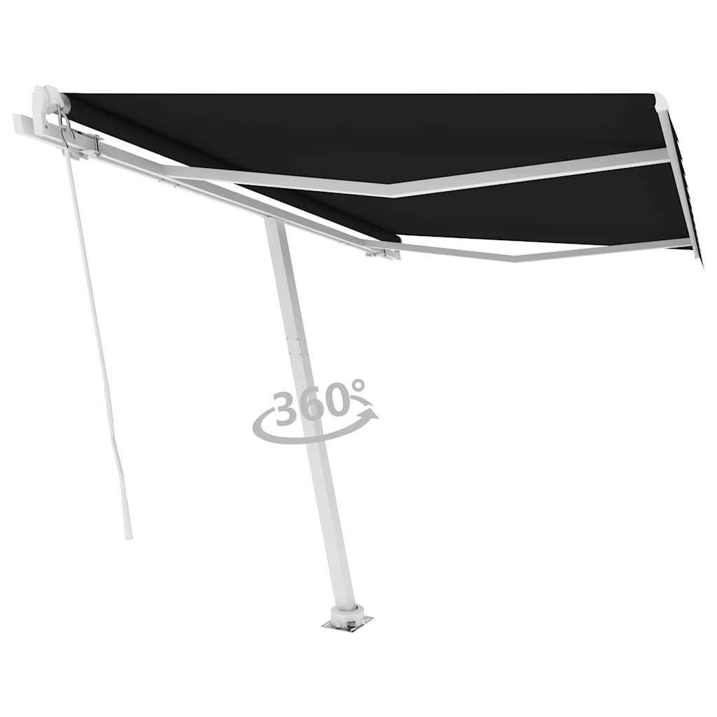 Standmarkise Manuell Einziehbar 300x250 cm Creme