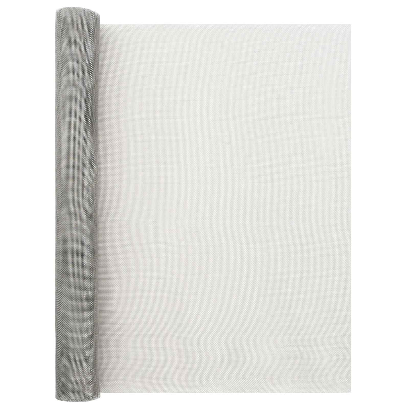 Mesh Bildschirm 20 x 500 cm 20 Mesh Edelstahl 201 Silber