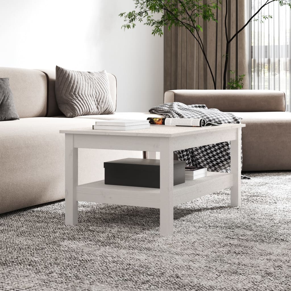 Couchtisch 45 x 45 x 40 cm Massivholz Kiefer