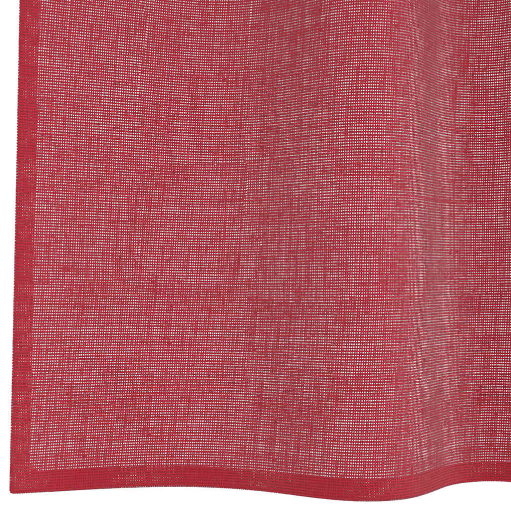 Voile Vorhänge mit Ösen 2 Stk. Apfelgrün 140x140 cm