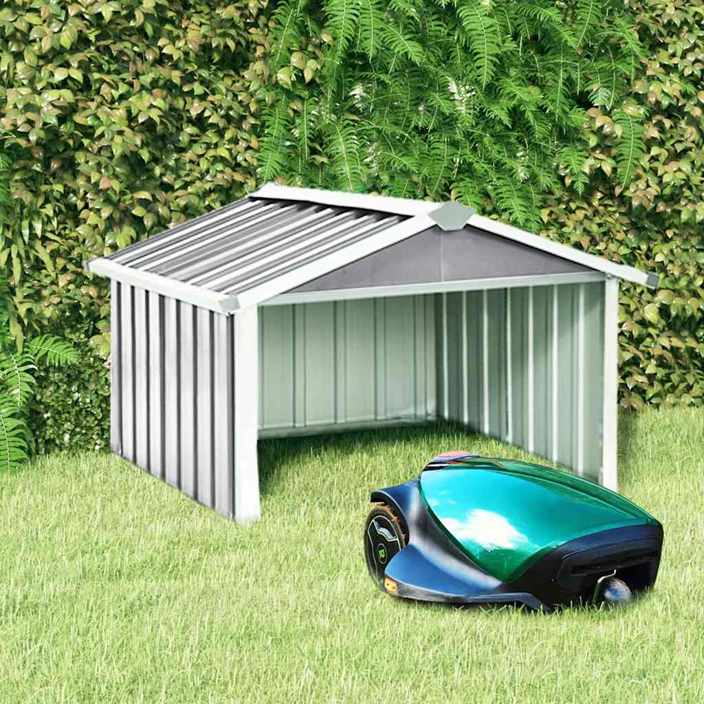 Rasenmäher Garage 92x97x63 cm Verzinkter Stahl Grün