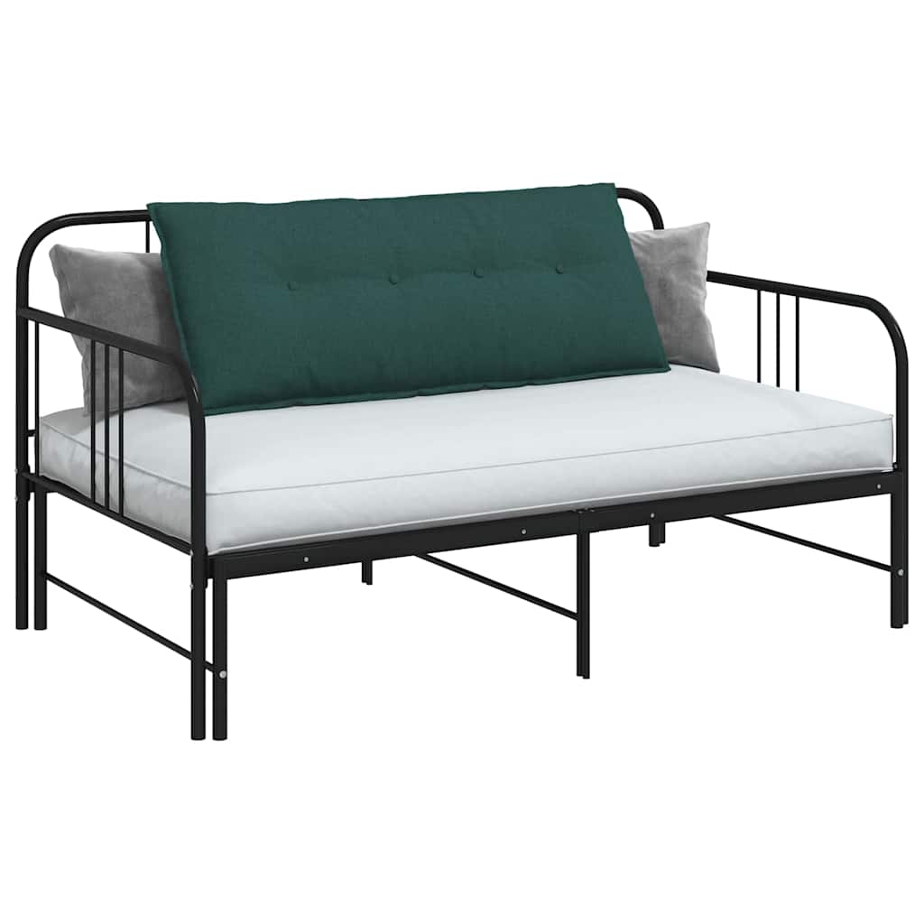 Rückenkissen Hellgrau 50 x 19 x 45 cm Stoff