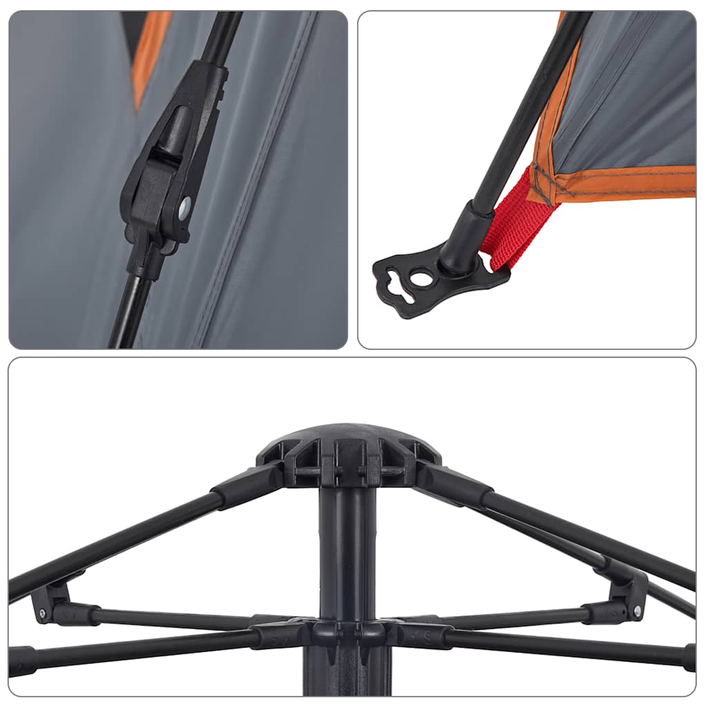 Kuppel-Campingzelt 4 Personen Grün Quick Release