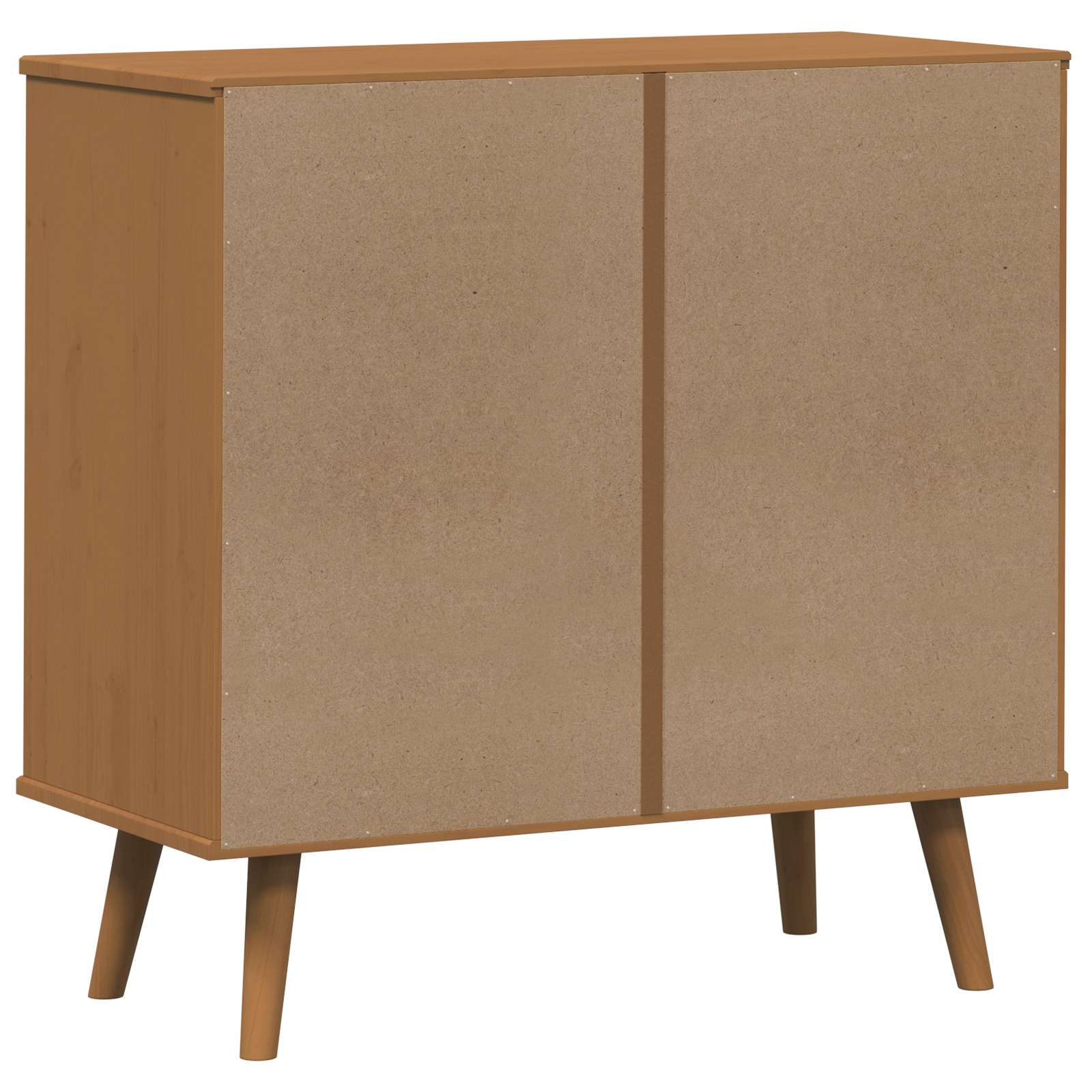 Schubladenschrank MOLDE Braun 80x40x80 cm Massivholz Kiefer