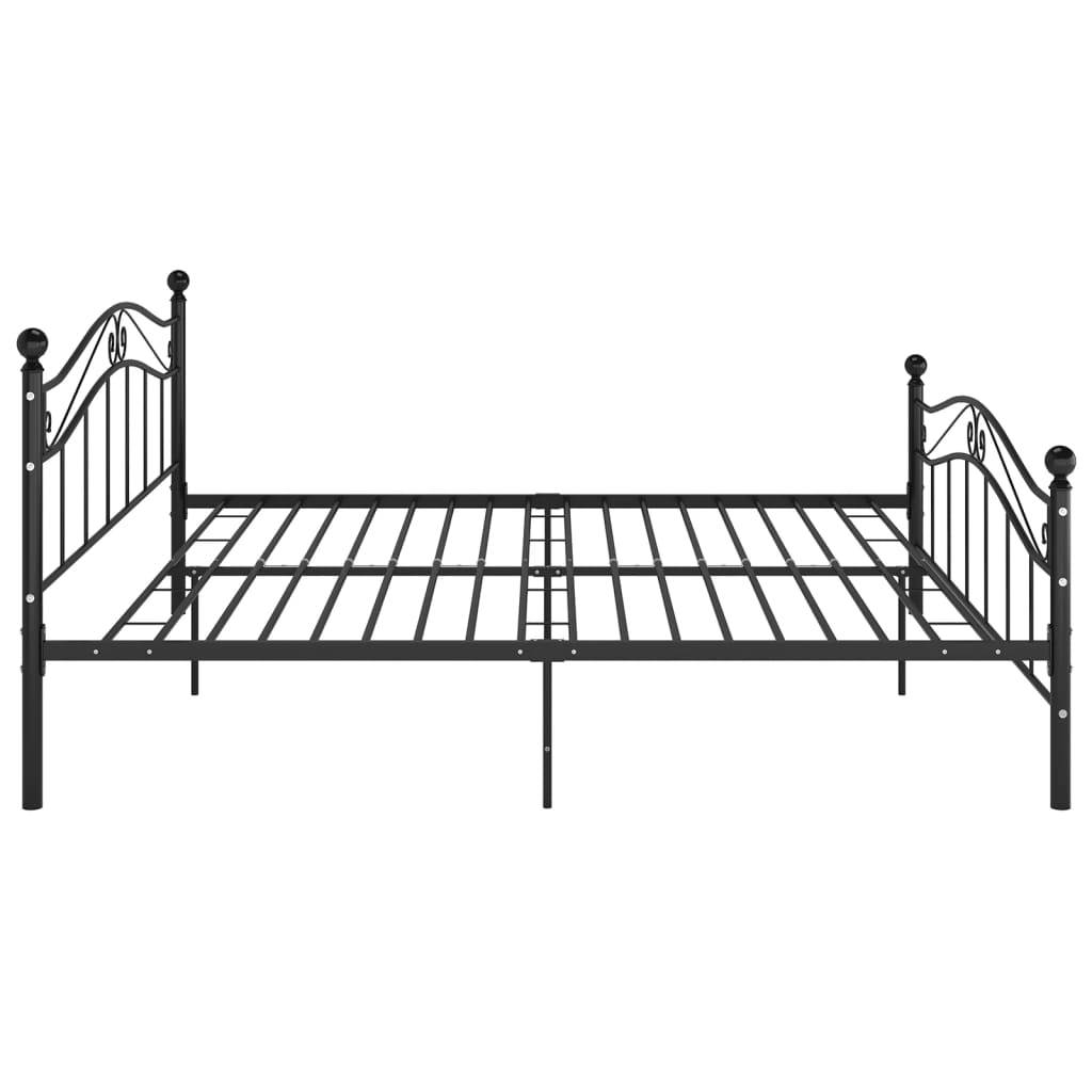 Bett Weiß Metall 120x200 cm