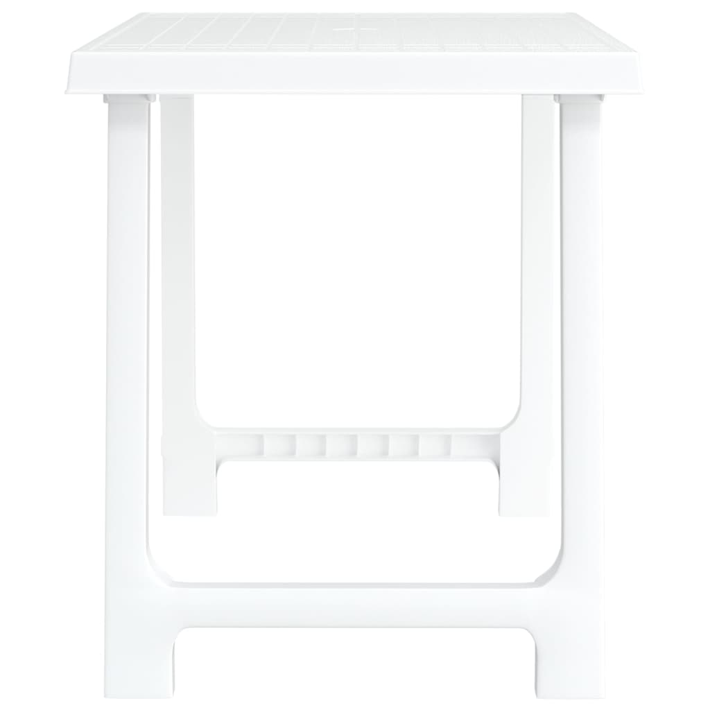 Campingtisch Anthrazit 79x56x64 cm PP Holzoptik