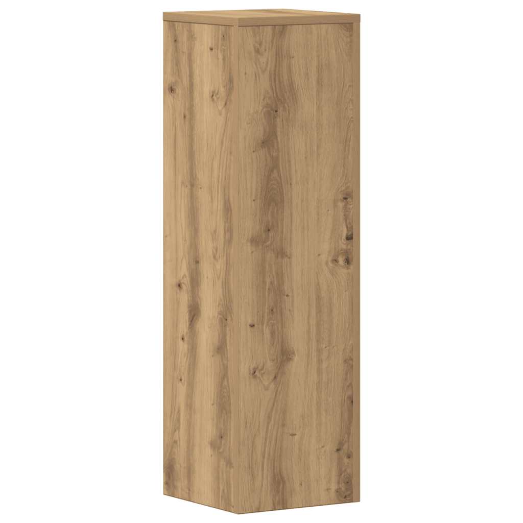 Pflanzenständer 2 Stk. Weiß 33x33x100 cm Holzwerkstoff
