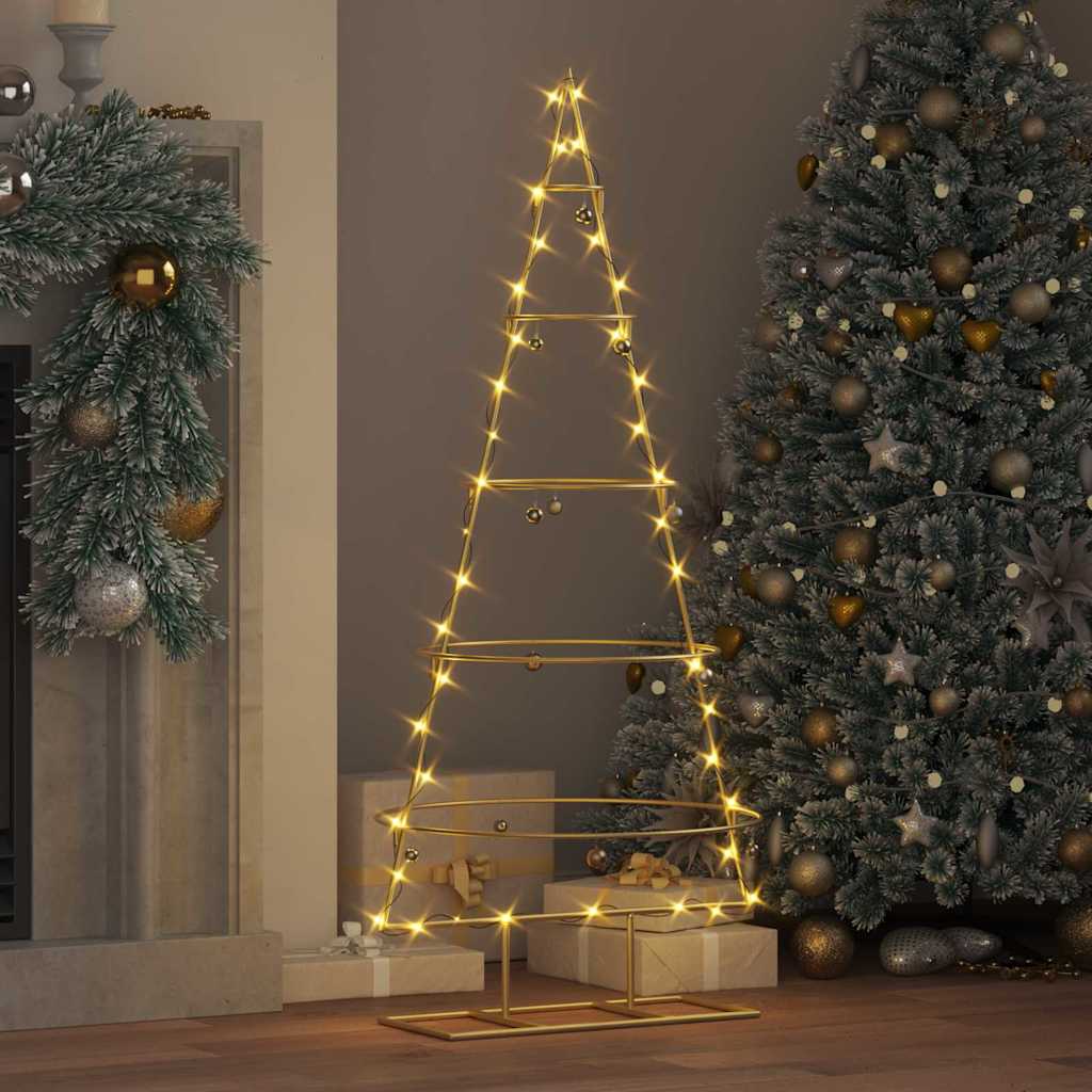 Metall-Weihnachtsbaum Deko Schwarz 60 cm
