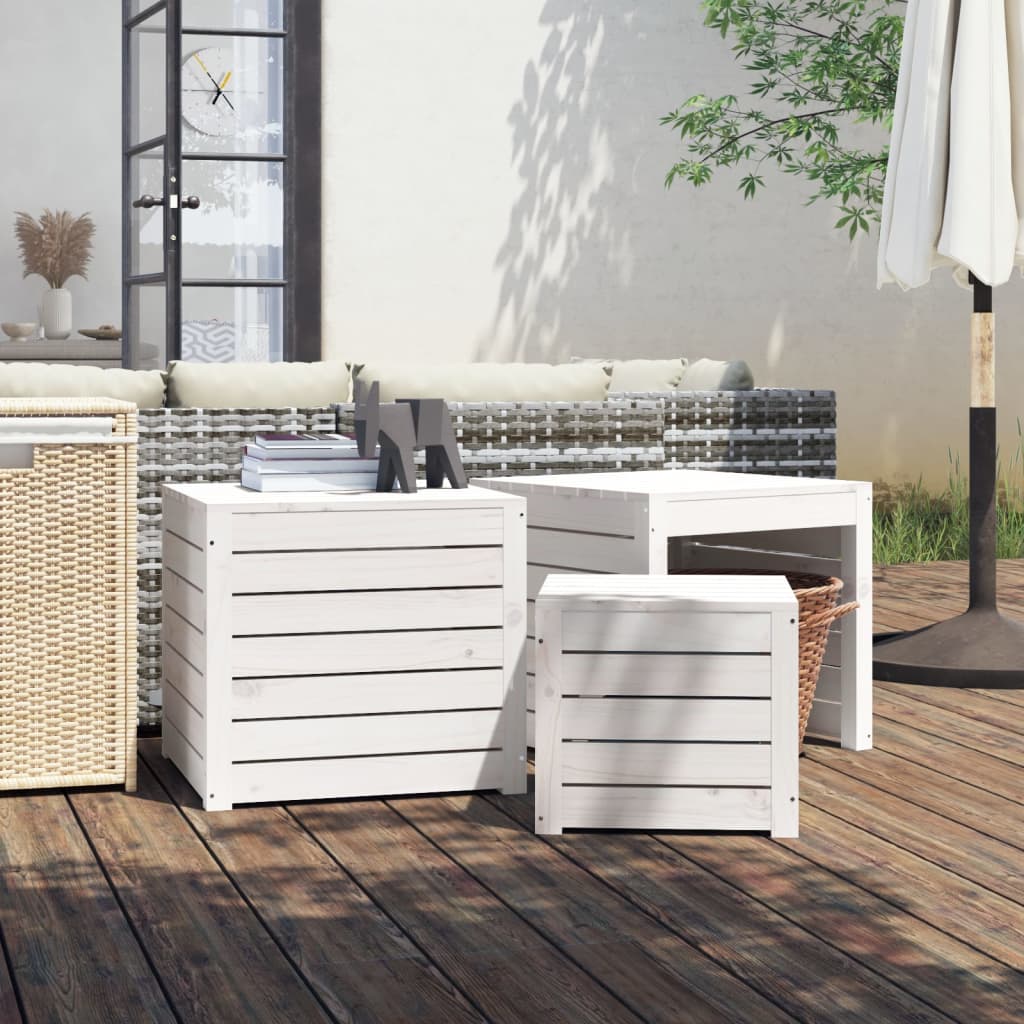 Gartenbox 101x50,5x46,5 cm Massivholz Kiefer