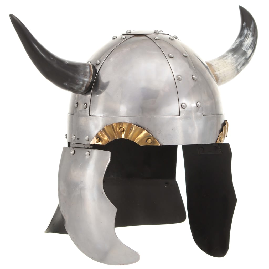 Preußische Pickelhaube Antik Replik für LARP Schwarz Stahl
