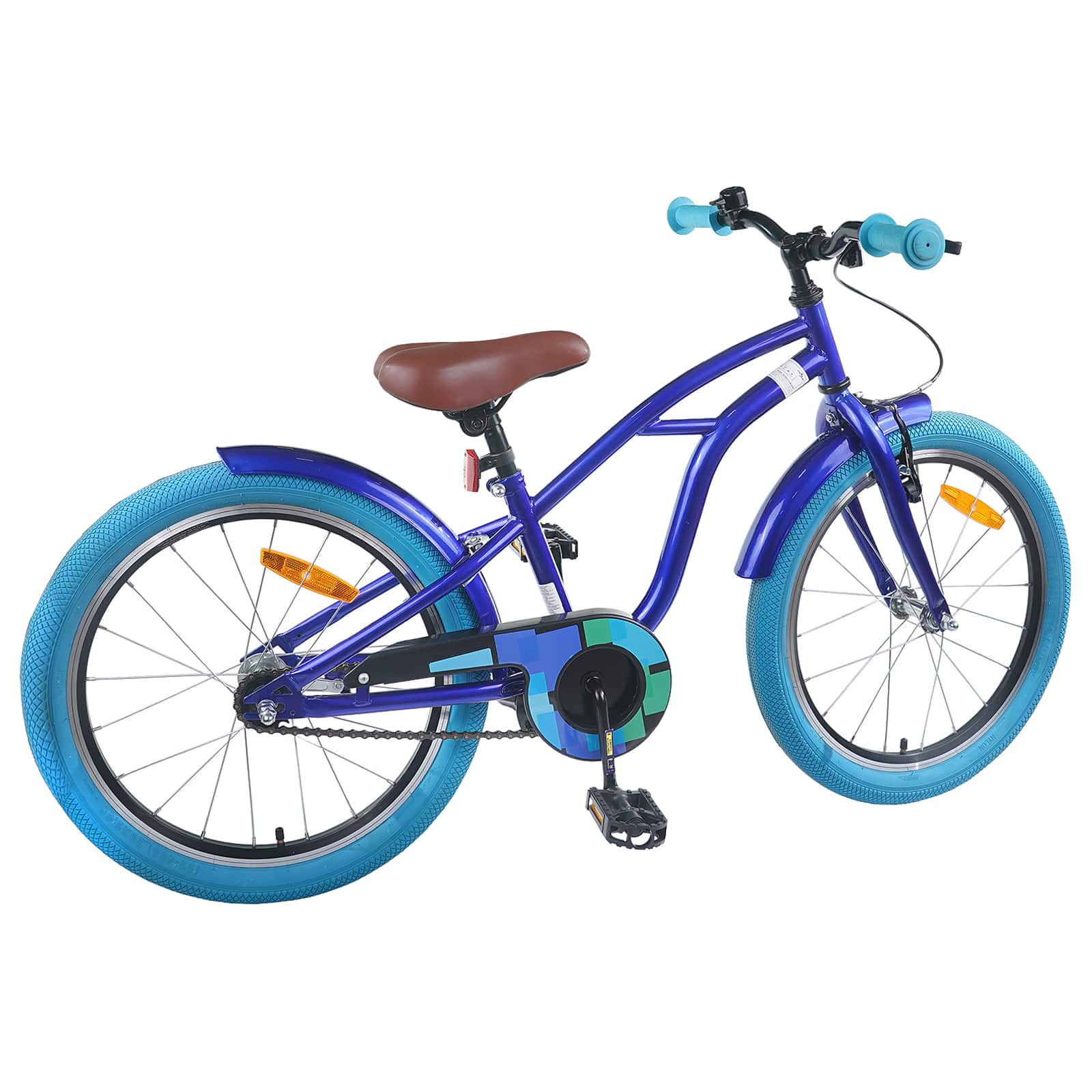 Kinderfahrrad 16 Zoll für 4-6 Jahre alt Schwarz