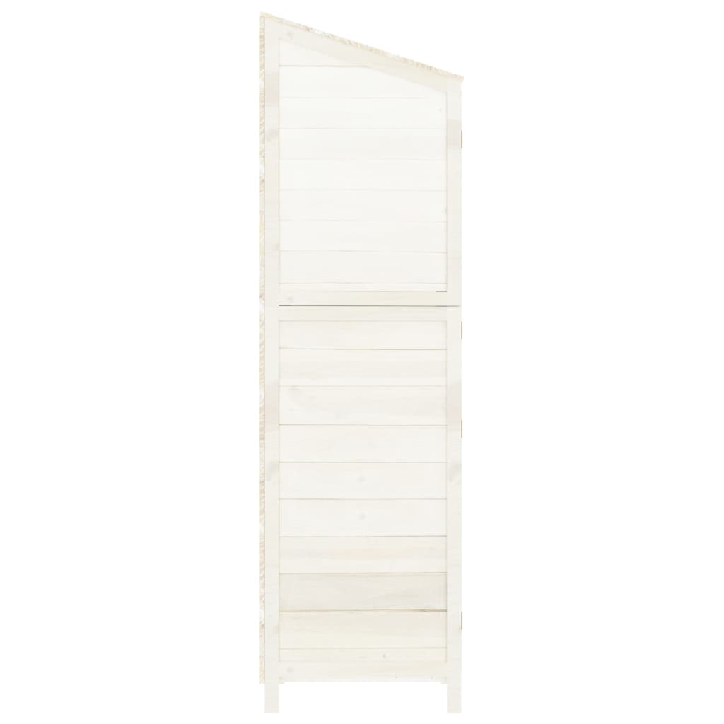Geräteschuppen 55x52x174,5 cm Massivholz Tanne