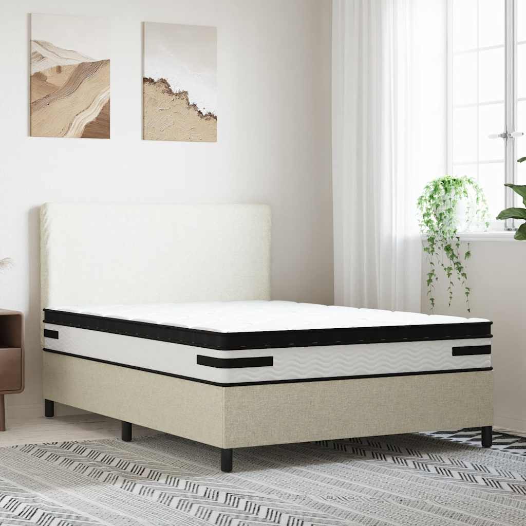 Taschenfederkernmatratze Mittelfest Plus 90 x 200 cm 33 cm Weiß