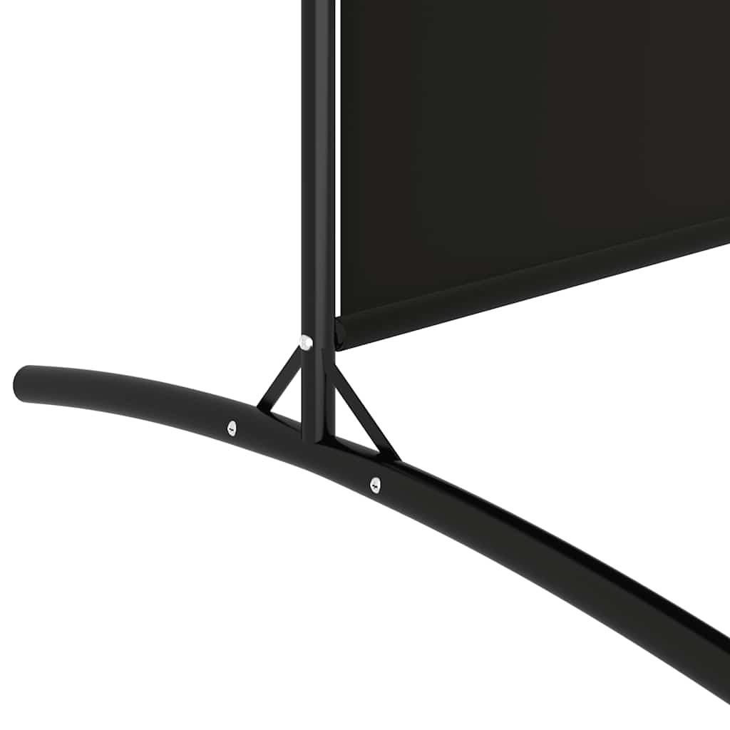 3-tlg. Raumteiler Weiß 260x180 cm Stoff