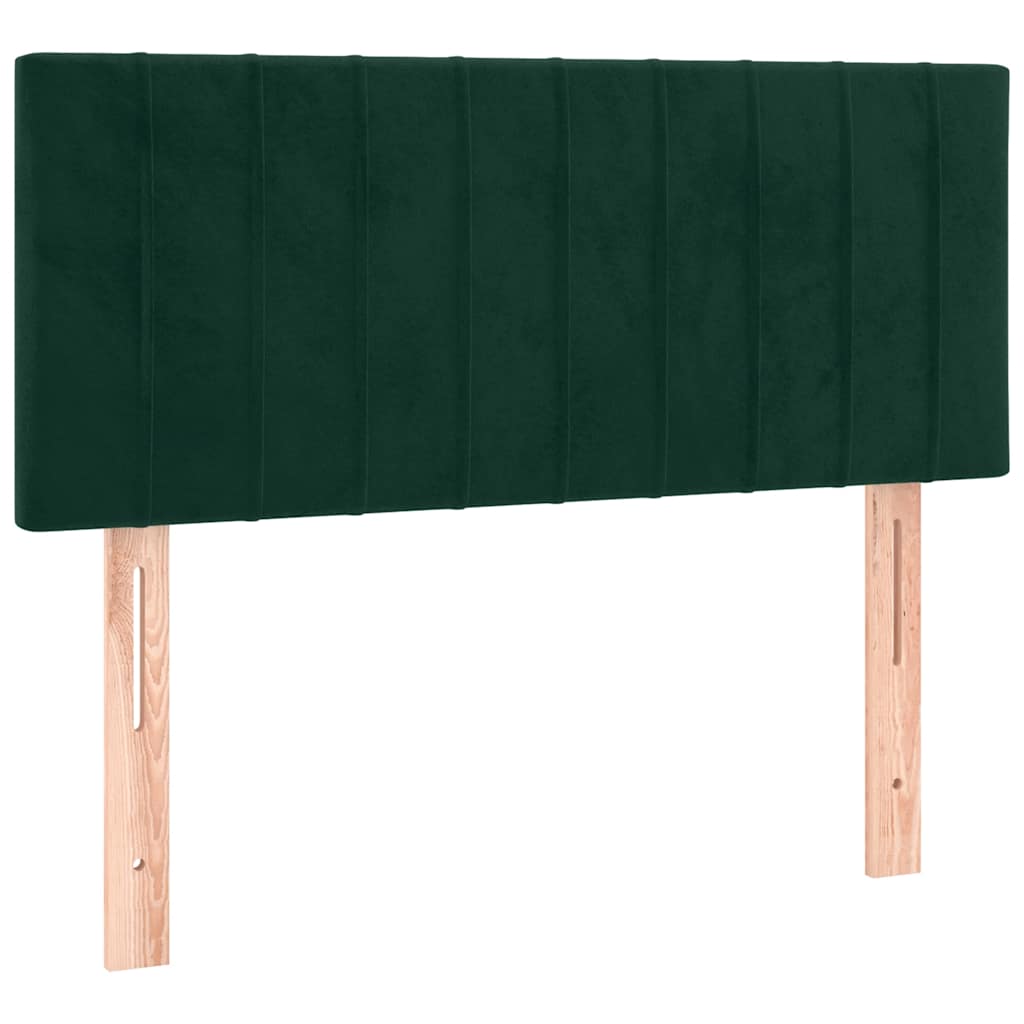 Kopfteil Hellgrau 80x5x118/128 cm Samt