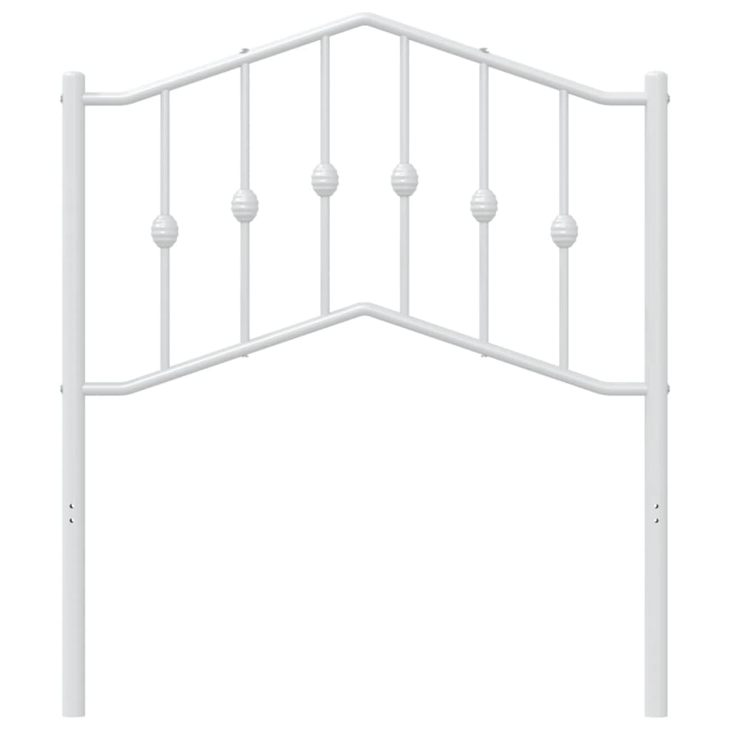 Ersatz-Kopfteil Metall Schwarz 90 cm