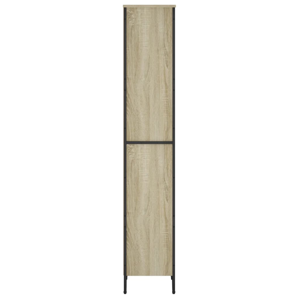 Bücherregal Schwarz 80x31x169 cm Holzwerkstoff